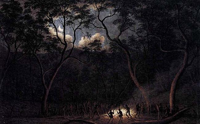 John glover A Corroboree in Van Diemen's Land oil painting picture